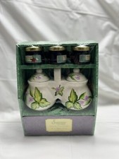 Soprano Notable Fruit Double Condiment Jam Dining Table Ceramic Server Bowls picture