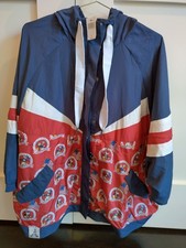 Disney 50th Anniversary Retro Vault Flag Windbreaker Jacket Size L Large New picture