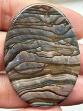 Blue Biggs Jasper Cabochon 40 X 30 mm picture