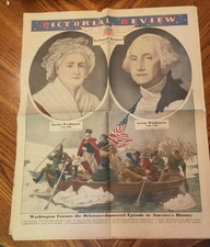 FEB. 22 1912 San Fransisco Examiner PICTORIAL REVIEW-GEORGE & MARTHA WASHINGTON picture