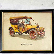 Buick Touring Car 1910 Framed Print Collectible Vehicle Artwork 10x8 picture