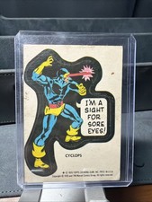 1976 Topps Cyclops Rookie Marvel Super-Heroes Sticker Vintage RC picture