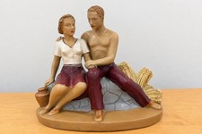ABCO Rare Vintage Art Deco Couple Figurine Alexander Backer Co 1941 picture