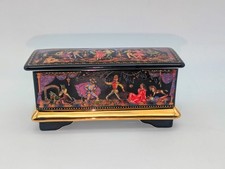 VTG The Nutcracker Porcelain Music Trinket Box Works Ardleigh Elliott Sons 1991 picture