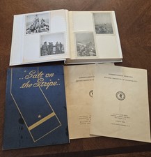 Rare 1940's  Salt and Stripe Yearbook & Photographs From WW2  picture