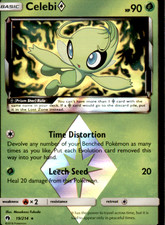 Pokemon | Celebi | 19/214 | Prism Star Rare | Lost Thunder | Holo picture
