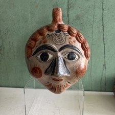 TOLANA FOLK ART HEAD BANK X-Large coin bank Mexico Pottery picture