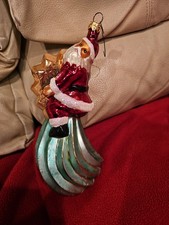 VTG 1996 Christopher Radko STAR SHOT Shooting Star Santa Ornament 96-249-0 picture