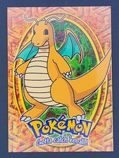 1999 Topps Pokémon Dragonite #149/E12 1st Eddition Topps Blue Logo picture