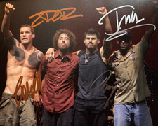 RAGE AGAINST THE MACHINE Band Signed 8x10