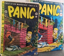 Panic #1 EC Comics 1954 Senate Hearing Banned Book W/ 1987 Reprint picture