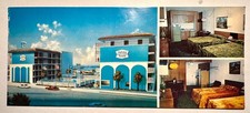 Postcard- Holiday Sands 104 NORTH Ocean Blvd. Myrtle Beach SC-VTG Area Code 803 picture