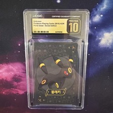 Umbreon CGC 10 Pristine Pokemon Playing Cards Korean Point Salad-Eevee Edition picture