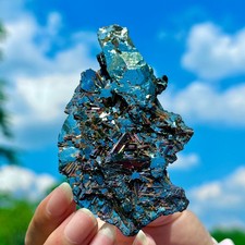 109G TopNatural Hematite Terminated Crystal With Rutile Having Beautiful lustre picture
