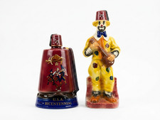 EZRA BROOKS COMBO SHRINERS RED FEZ and CLOWN 1978 CONVENTION DECANTER - EMPTY picture
