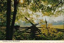 Carnifex Ferry Battlefield-Nicholas County, West Virginia vintage deckle cont picture