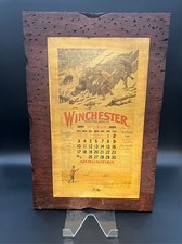 Vintage Winchester December 1899 Print on Wood 21x14 picture