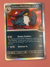 Team Rocket's Honchkrow 127/217 Rare Ascended Heroes Pokemon Holo Near Mint picture