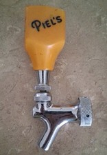 VINTAGE PIEL'S BEER BAKELITE/CATALIN BUTTERSCOTCH TAP HANDLE KNOB picture