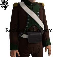 British Empire Jacket French Empire Jacket Napoleon Style Men Brown Wool Jacket picture