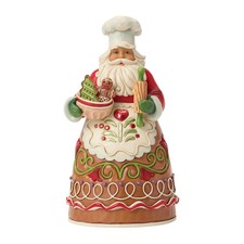 Jim Shore GINGERBREAD PASTRY CHEF SANTA-BAKING HOLIDAY MAGIC FIGURE 6018881 NEW picture