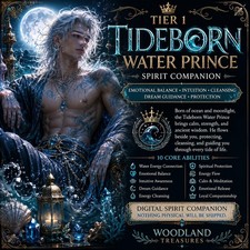 🌊 Tier 1 Tideborn Water Prince Spirit Companion | Male Water Elemental  picture