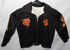 RARE VINTAGE 1967 CAM RANH BAY VIETNAM CHILDS HAND-MADE EMBROIDERED  JACKET picture