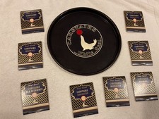 CARSTAIRS WHITE SEAL. Lot 1960S...UNSTRUCK MATCHBOOKS & BEER TRAY W@W picture