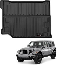 Custom for 2021-2026 Jeep Wrangler 4XE Hybrid Cargo Mats Trunk Liner All Weather picture