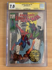 AMAZING SPIDER-MAN #97 CGC SS 7.0 OW/W - JOHN ROMITA signed -