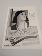 Wrigleys Gum 1930 Ad Norma Sharer Actress Harpers Bazzar An Old Beauty secret picture