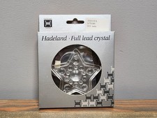 Hadeland Full Lead Crystal Norway In Box Star 38091 picture