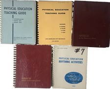 Vintage 1950s 1960s LA City Schools Teaching Guides Physical Education Lot of 5  picture