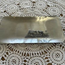 RARE Wendell August Forge Stainless Steel 10” Tray-NYC No 999 Steam Locomotive picture