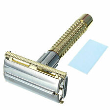 Men's Safety Handheld Manual Shaver +Double Edge Safety Blad Type Razor C6J9 picture