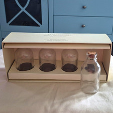 Pottery Barn Message in a Bottle Place Card Holders Set of 4 w/20 Slips picture
