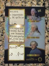 Keepsake POTP King George 3, FrederickThe Great, Louis 16 Triple Relic 1/1 picture