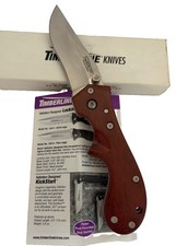Timberline 11235 Kelly Worden Tactical Knife Winewood AUS-8 NOS Box Vintage picture