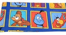 Aladdin Disney Vintage 90s Window Valance Short Curtain Rare Abu Classics picture