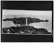 South Bass Island Ohio Perry's Victory Peace Memorial 1900s Aerial View picture