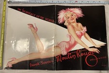 Vintage 1950's Alberto Vargas show program - pin-up cover picture
