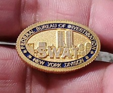 Rare FBI SWAT Federal Bureau of Investigation New York Pin picture