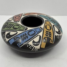 Mata Ortiz Seed Pot Olla Chihuahua Mexico Approx 5” Signed Oscar Quezada picture