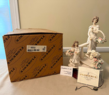 Florence by Giuseppe Armani “Flowers For Sale” figurine with box and certificate picture