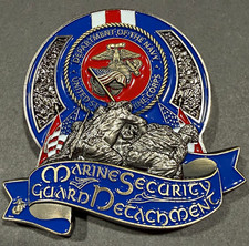 USMC Marine Security Guard Detachment U.S. Embassy Challenge Coin Lot picture
