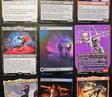 Hawkeye Black Widow 89 11 Card Set Magic The Gathering Marvel Super Heroes  picture