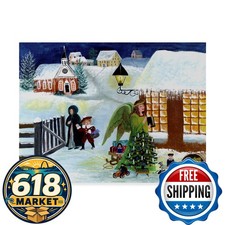 Trademark Fine Art Christmas Angel by Cheryl Bartley 14x19-Inch Poster picture