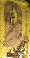 VINTAGE WW2 USN PILOT LIFE SAVING VEST 'MAE WEST' dated 11/24/1944 w/Pilots Name picture