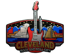 Cleveland Ohio Skyline Fridge Magnet picture