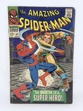 Amazing Spider-Man #42 Marvel 1966 1st Mary Jane Face Reveal 2nd Rhino Key picture
